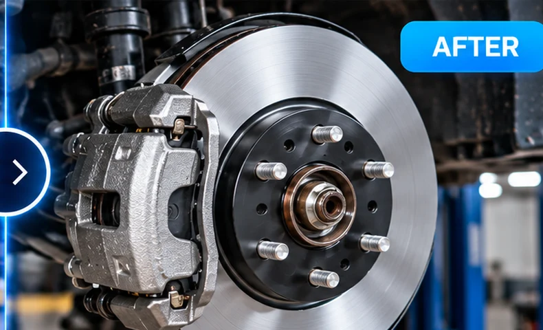 Illustrative replacement brake rotor